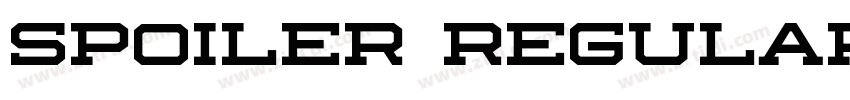 Spoiler Regular字体转换
